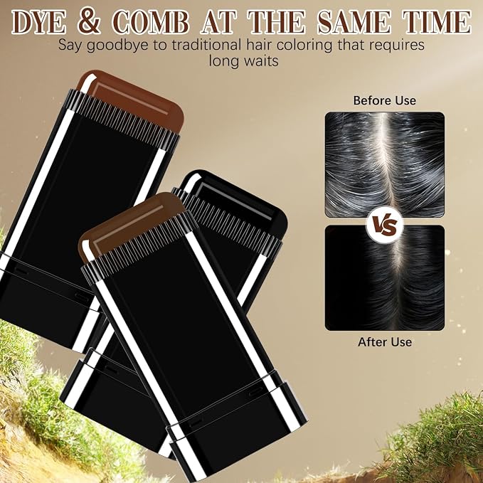 2-in-1 Hair Touch Up Comb Stick