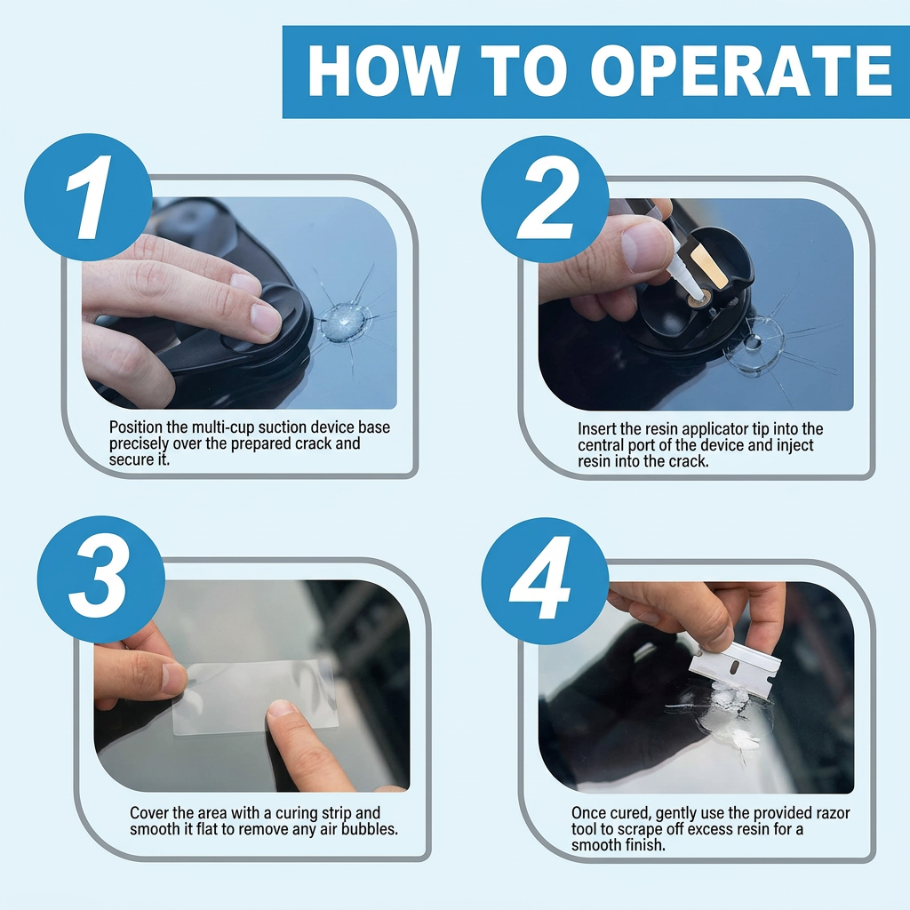 Windshield Crack Repair Kit